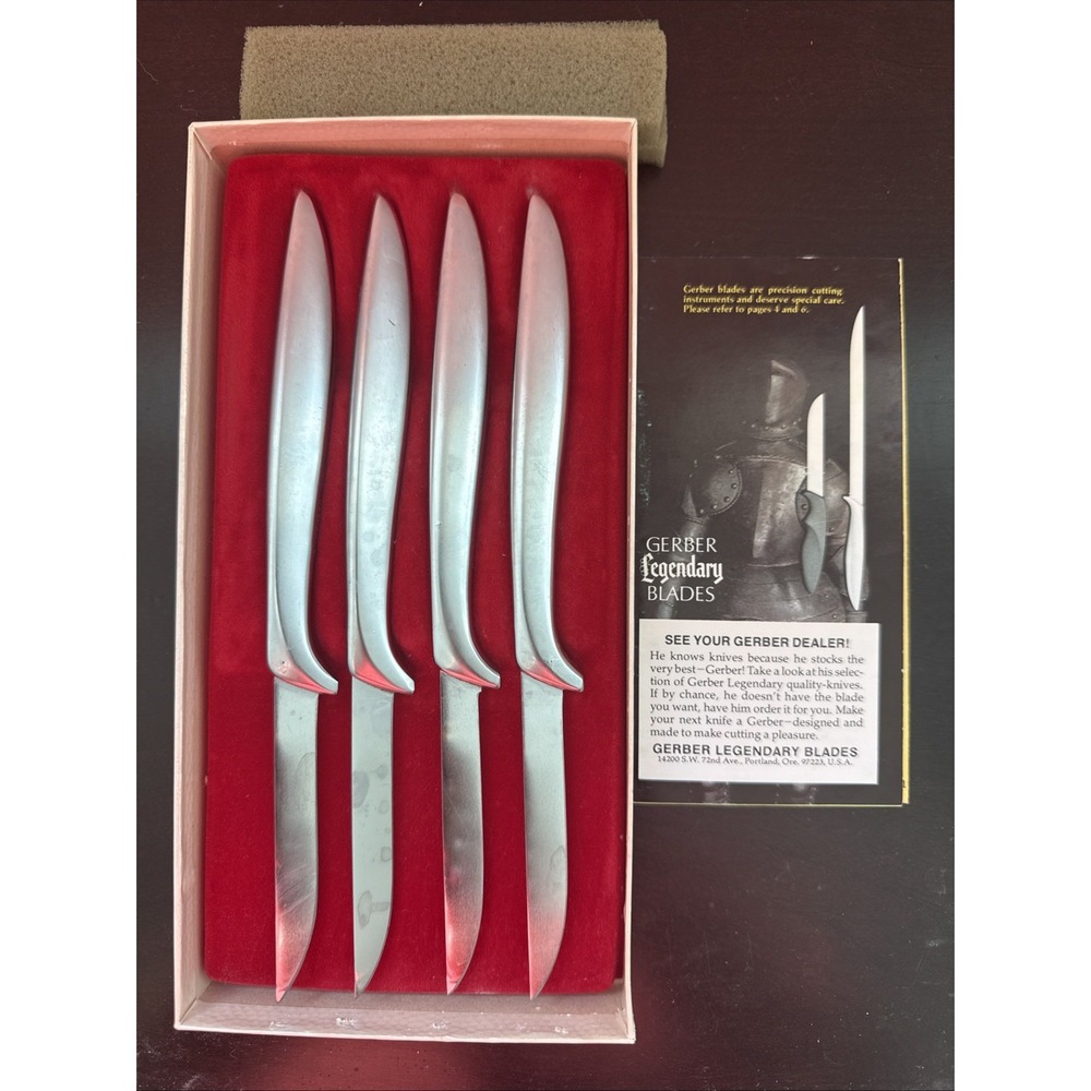 Gerber Legendary Blades 4 Miming Knives In Box New Never‎ Used